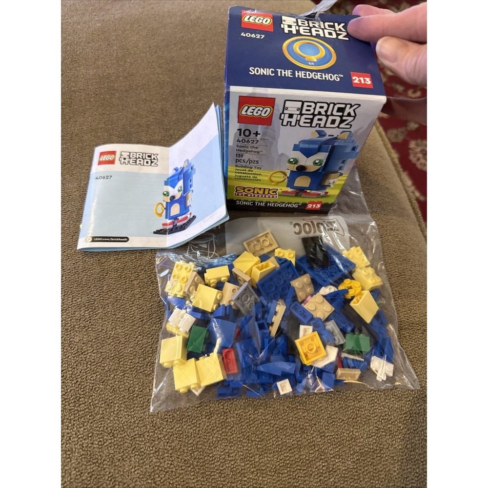 LEGO 40627 Sonic the Hedgehog BrickHeadz Set Brick Headz Heads Complete